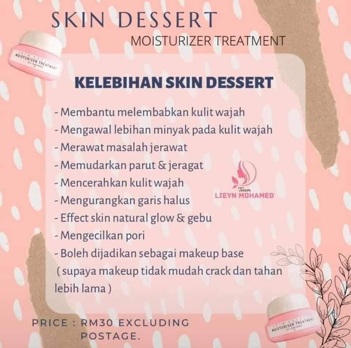 Dessert skin